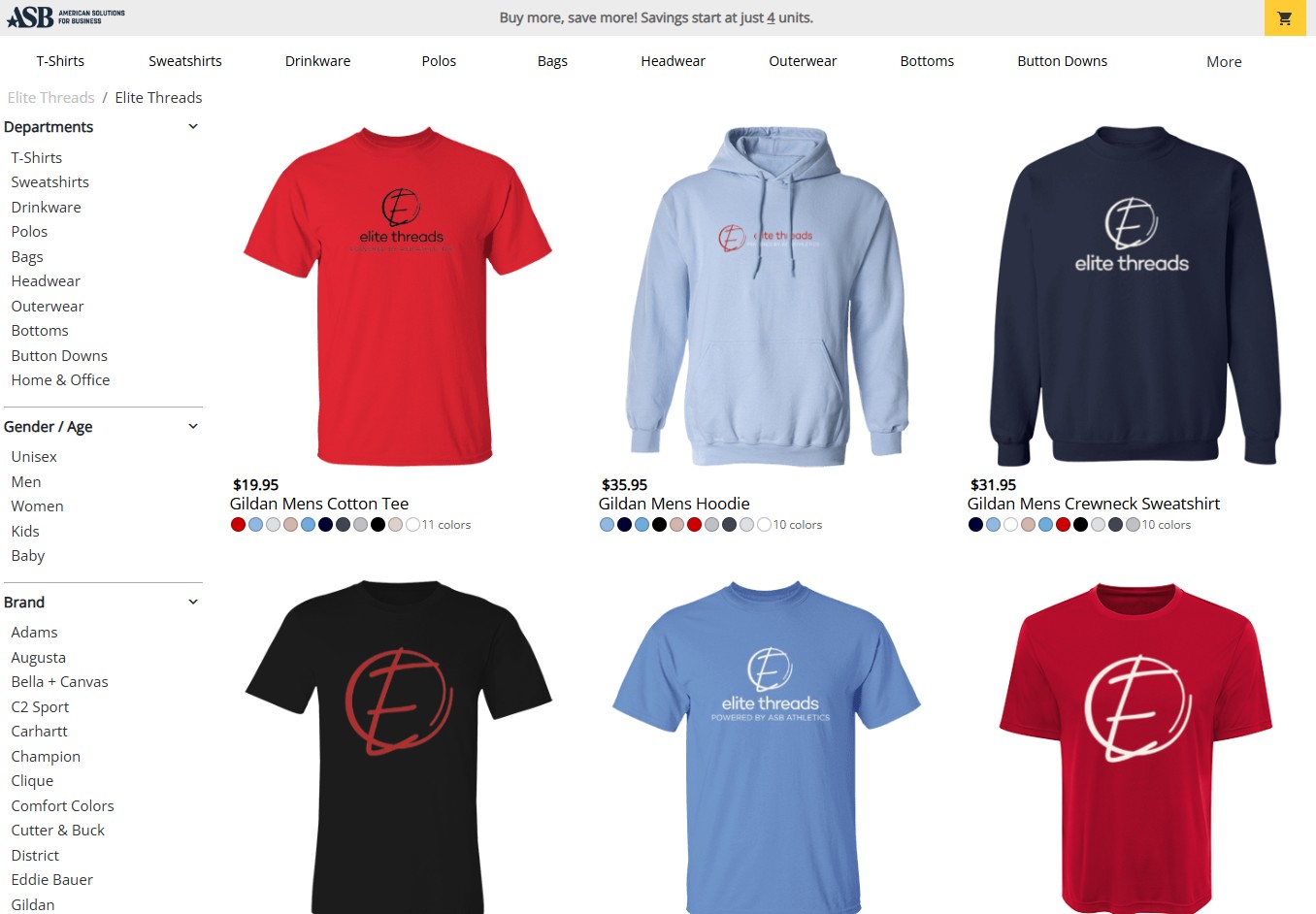 Elite Threads Demo Store